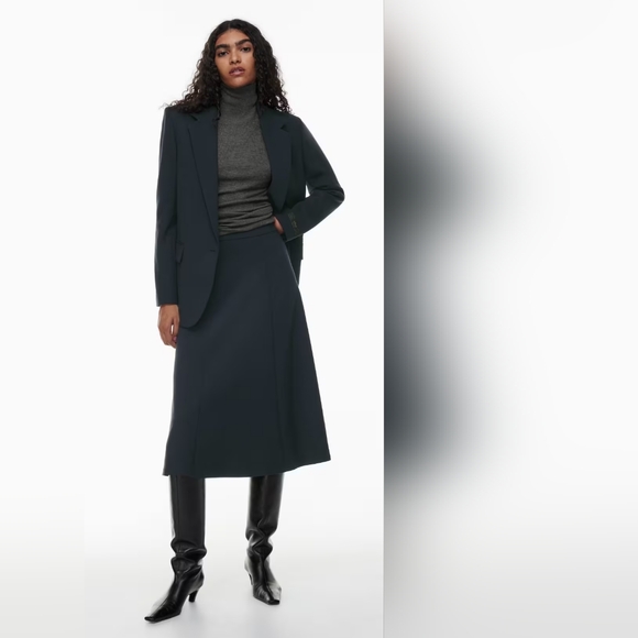 Wilfred Meyer Skirt Softly structured A-line midi skirt - Picture 2 of 10